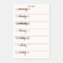 Search for days of the week post it notes Modern