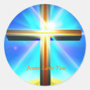 Search for jesus on the cross stickers Bible