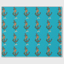 Search for mermaid wrapping paper Vintage