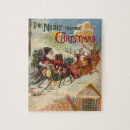 Search for vintage christmas puzzles Santa claus