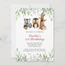 Search for greenery 1st birthday invitations Baby girl