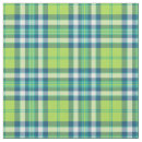 Search for blue lime green fabric Plaid