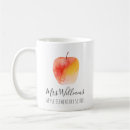 Search for apple teacher mugs Watercolor