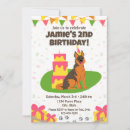 Search for german shepherd birthday invitations Puppy