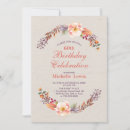 Search for autumn 60th birthday invitations Rustic