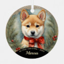 Search for shiba inu christmas tree decorations Puppy