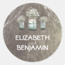 Search for rustic mason jar wedding stickers Lights