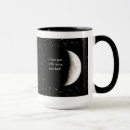 Search for love you to the moon mugs Sky