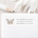 Search for spring butterfly return address labels Floral