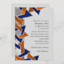 Search for orange silver invitations Blue