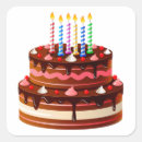 Search for chocolate birthday cake stickers Candles