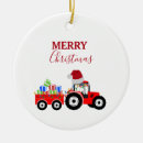 Search for tractors christmas tree decorations Red tractor
