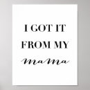 Search for mama posters Minimalist