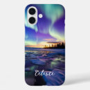 Search for night photo iphone cases Aurora borealis