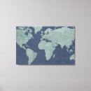 Search for linen canvas prints Map