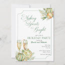 Search for champagne seasonal invitations Greenery