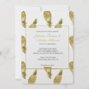 Search for gold pineapple wedding invitations Watercolor