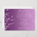Search for purple rehearsal dinner invitations Fancy
