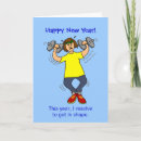 Search for funny resolution new years cards Exercise