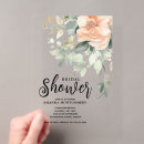 Search for peach bridal shower invitations Brunch and bubbly