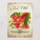 Search for remembrance birthday cards Red