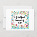 Search for life affirmation postcards For her
