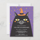 Search for cat halloween invitations Fall