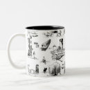 Search for black and white skyline mugs Modern
