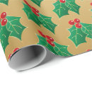 Search for classy christmas wrapping paper Holly