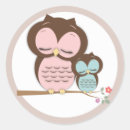 Search for cute owl couple stickers Blue