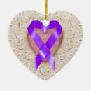 Search for purple ribbon christmas tree decorations Pancreatic