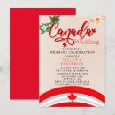 Search for canadian wedding invitations Red