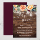 Search for wood bridal shower invitations String lights