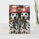 Search for fireman birthday cards Dalmatian