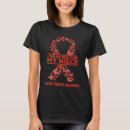 Search for i wear my heart on my sleeve tshirts Red