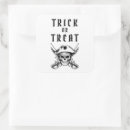 Search for pirate skull stickers Black
