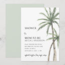 Search for palm trees baby shower invitations For her