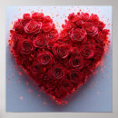 Search for rose heart posters Floral