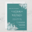 Search for teal blue wedding invitations Simple