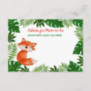 Search for palm leaves baby shower invitations Orange