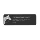 Search for equestrian return address labels Animals