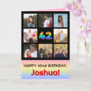 Search for 42nd birthday cards Forty second birthday