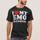 Search for i love emo tshirts Funny