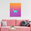 Search for greyhound canvas prints Whippet