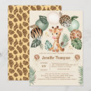 Search for giraffe print invitations Modern