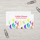 Search for entertainment business cards Illustration