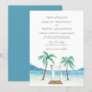 Search for beach arbor wedding invitations Watercolor