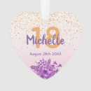 Search for violet flower christmas tree decorations Floral