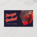 Search for performances business cards For her