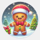 Search for cute christmas gingerbread man stickers Whimsical